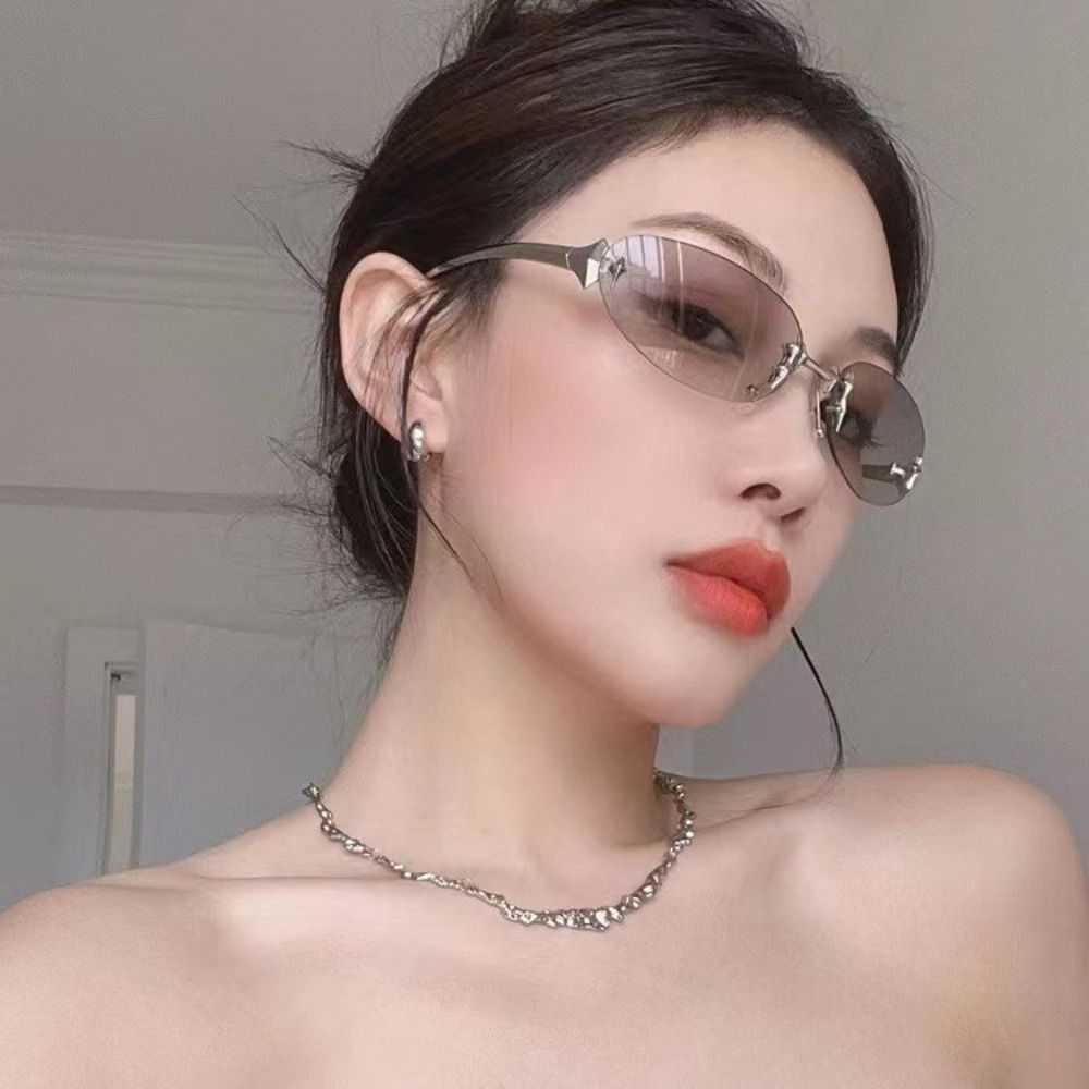 Y2K Style Frameless Sunglasses - đánh giá và giá Vintage Lighting Decor