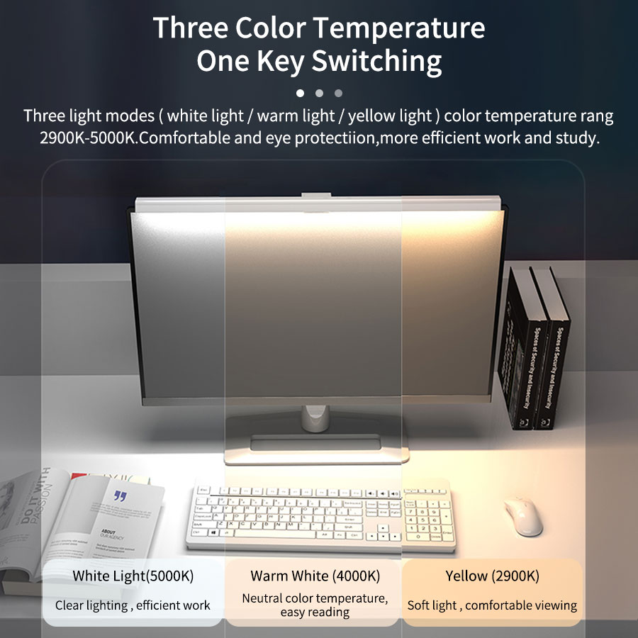 50cm Computer Monitor Light Ba - đánh giá và giá Touch Dimmer Lamp