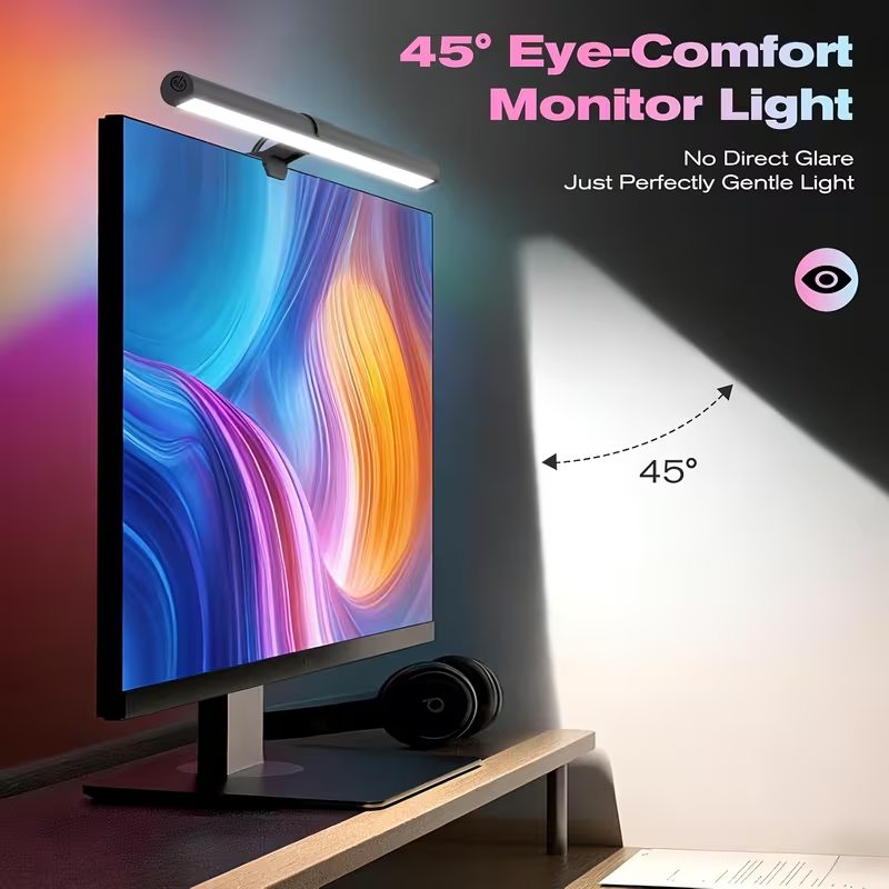 USB Powered LED Monitor Light  - đánh giá và giá Touch Dimmer Lamp
