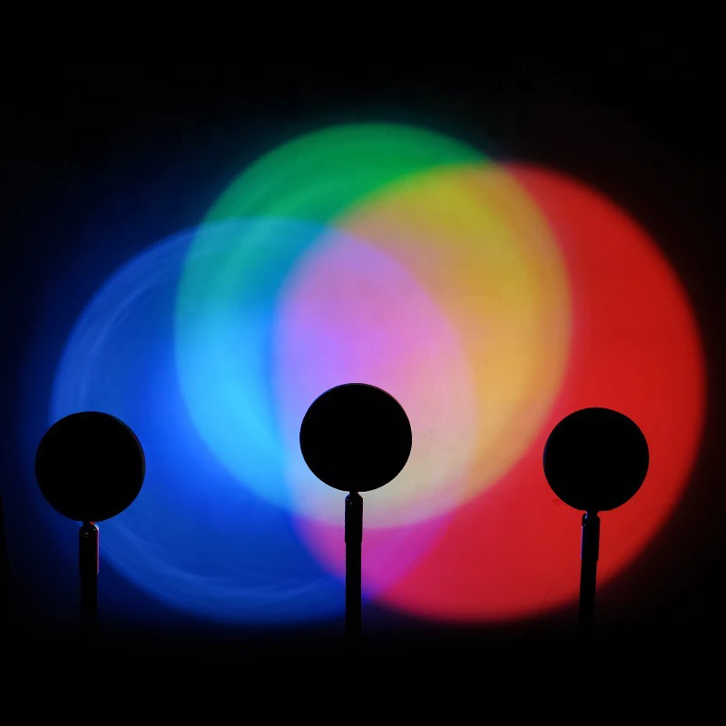 Smart LED Sunset Lamp Colorful - đánh giá và giá Touch Dimmer Lamp