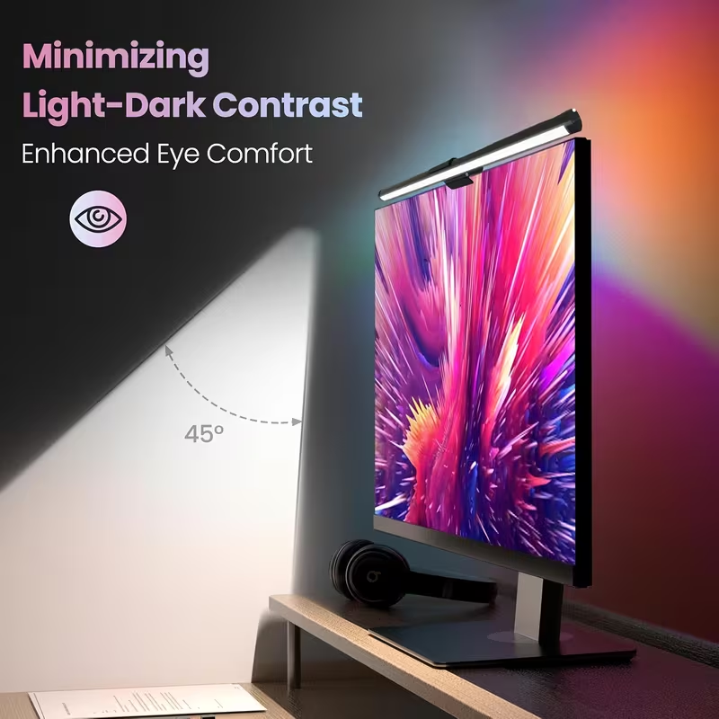 Monitor Light Bar LED Computer - đánh giá và giá Touch Dimmer Lamp