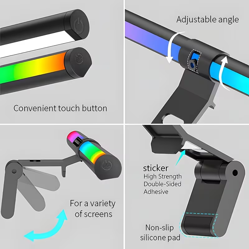 Monitor Light Bar RGB Lightbar - đánh giá và giá Touch Dimmer Lamp