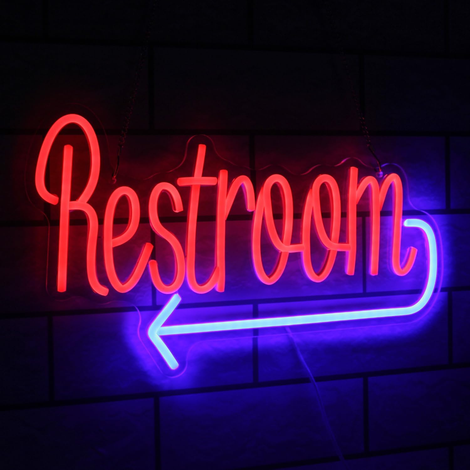 Restroom Neon Sign Toilet Neon - đánh giá và giá Restaurant Lighting Decoration