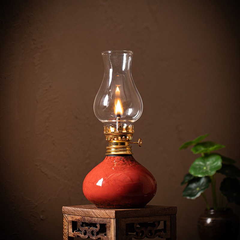 Vintage Ceramic Lotus Oil Lamp - đánh giá và giá Vintage Lighting Decor