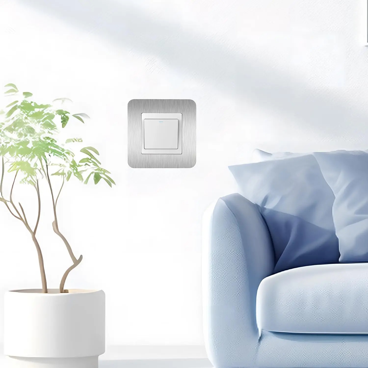 4pcs Silvery Self-Adhesive Lig - đánh giá và giá Decor Lighting Uk