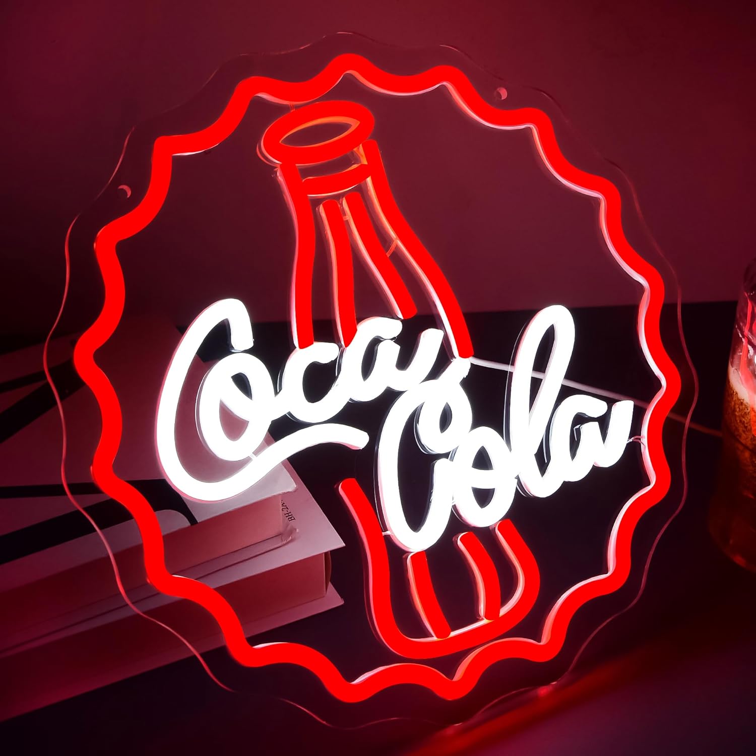 Cola Neon Sign Art Wall Light  - đánh giá và giá Restaurant Lighting Decoration