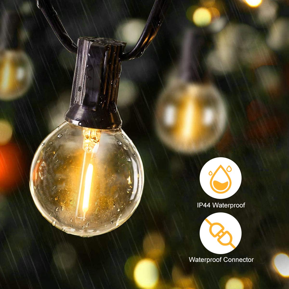 25FT 50FT G40 Fairy String Lig - đánh giá và giá Restaurant Lighting Decoration