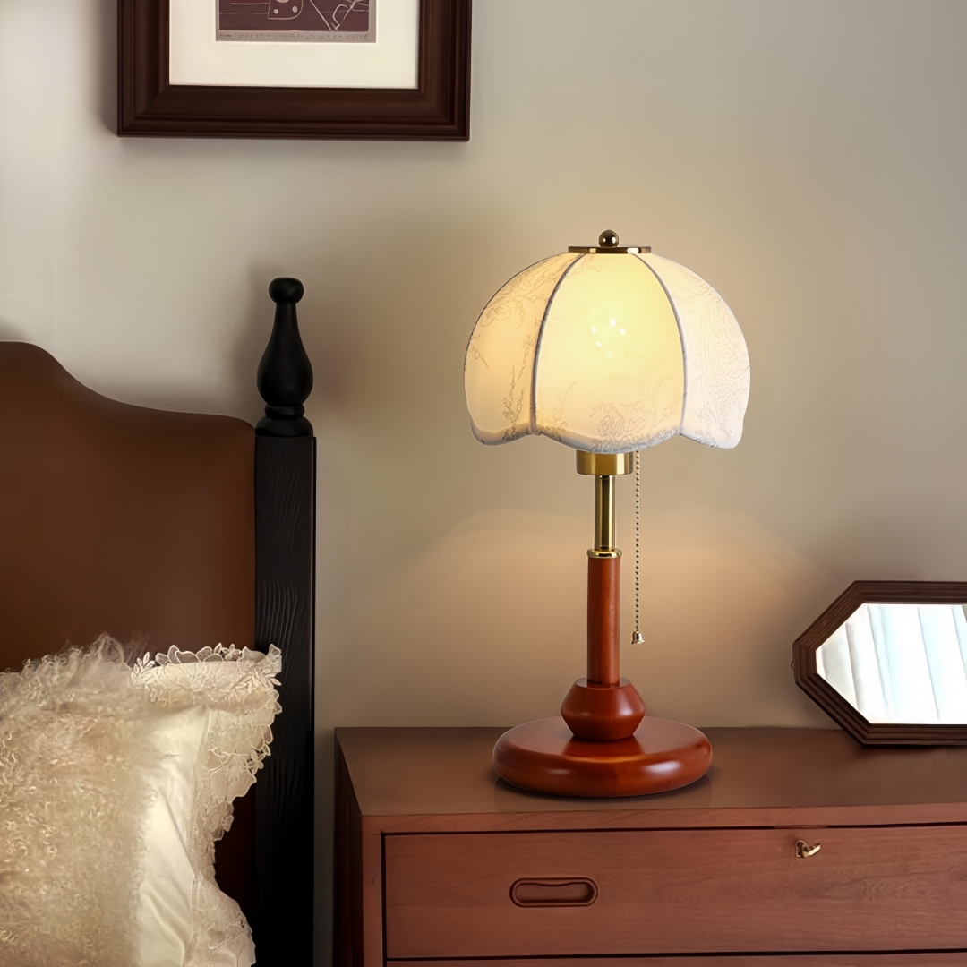 Vintage Scalloped Dome Table L - đánh giá và giá Vintage Lighting Decor