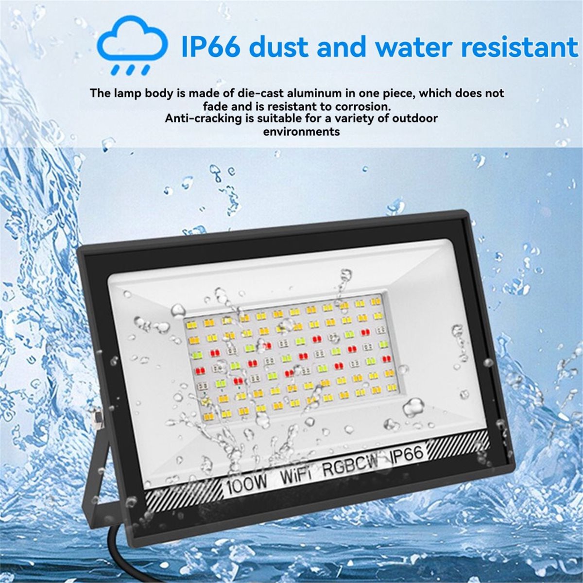 Nices 100W RGBCW LED Flood Lig - đánh giá và giá Decor Lighting Uk