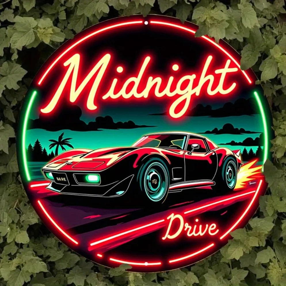 Vintage Neon Car Sign Midnight - đánh giá và giá Vintage Lighting Decor