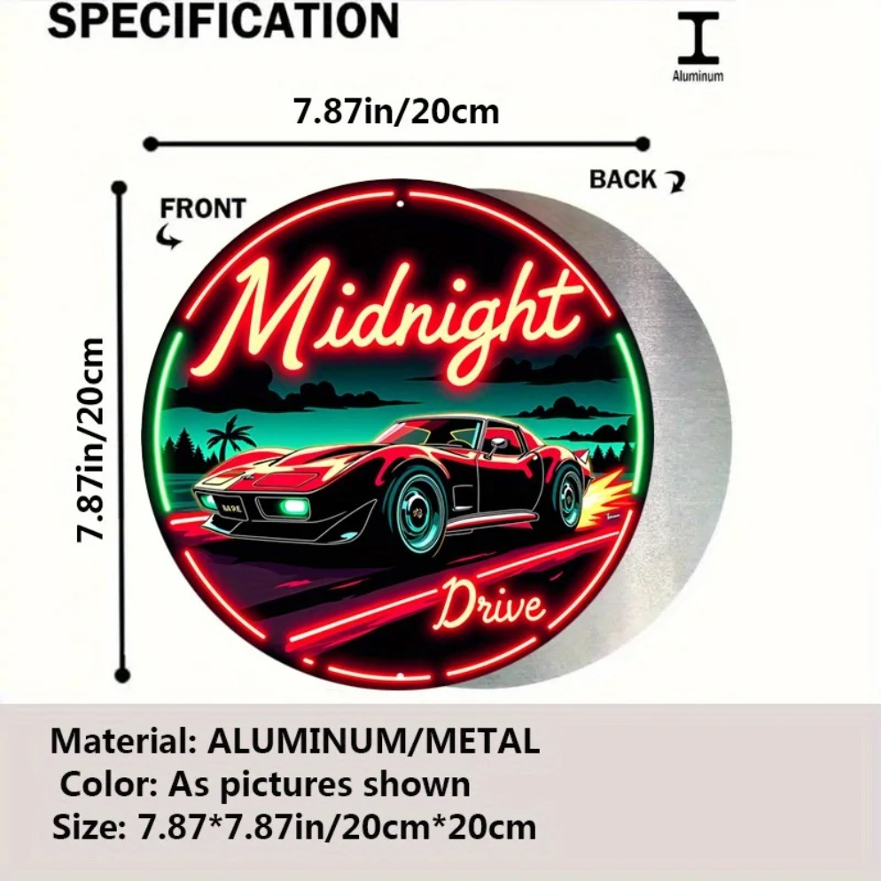 Vintage Neon Car Sign Midnight - đánh giá và giá Vintage Lighting Decor