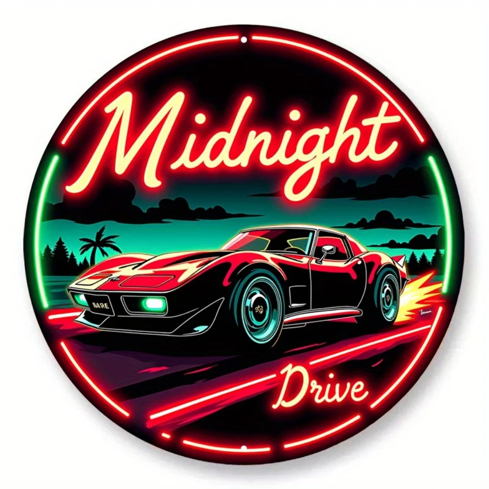 Vintage Neon Car Sign Midnight - đánh giá và giá Vintage Lighting Decor