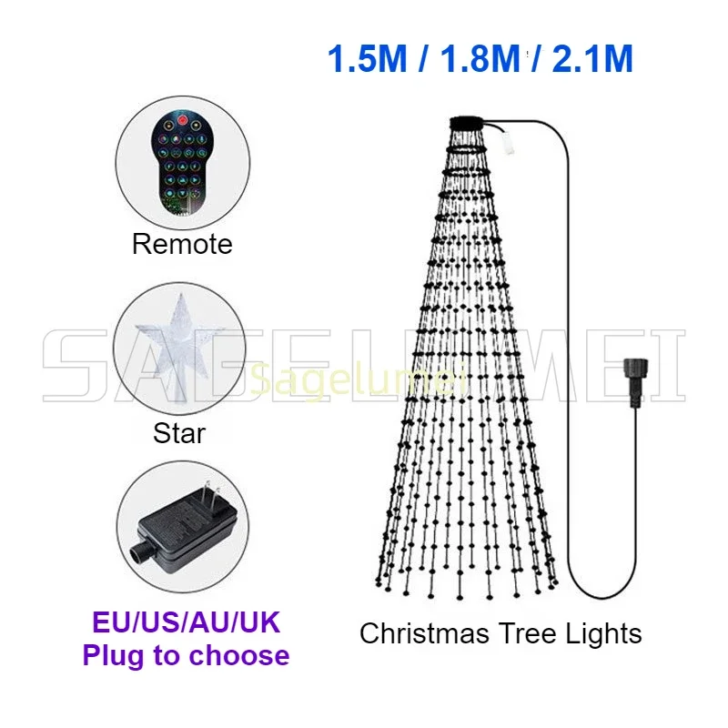 RGBIC 400LEDs Christmas Lights - đánh giá và giá Decor Lighting Uk