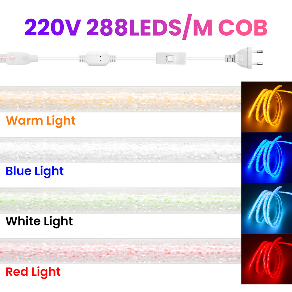 Crystal Type COB Neon Strip Ro - đánh giá và giá Decor Lighting Uk
