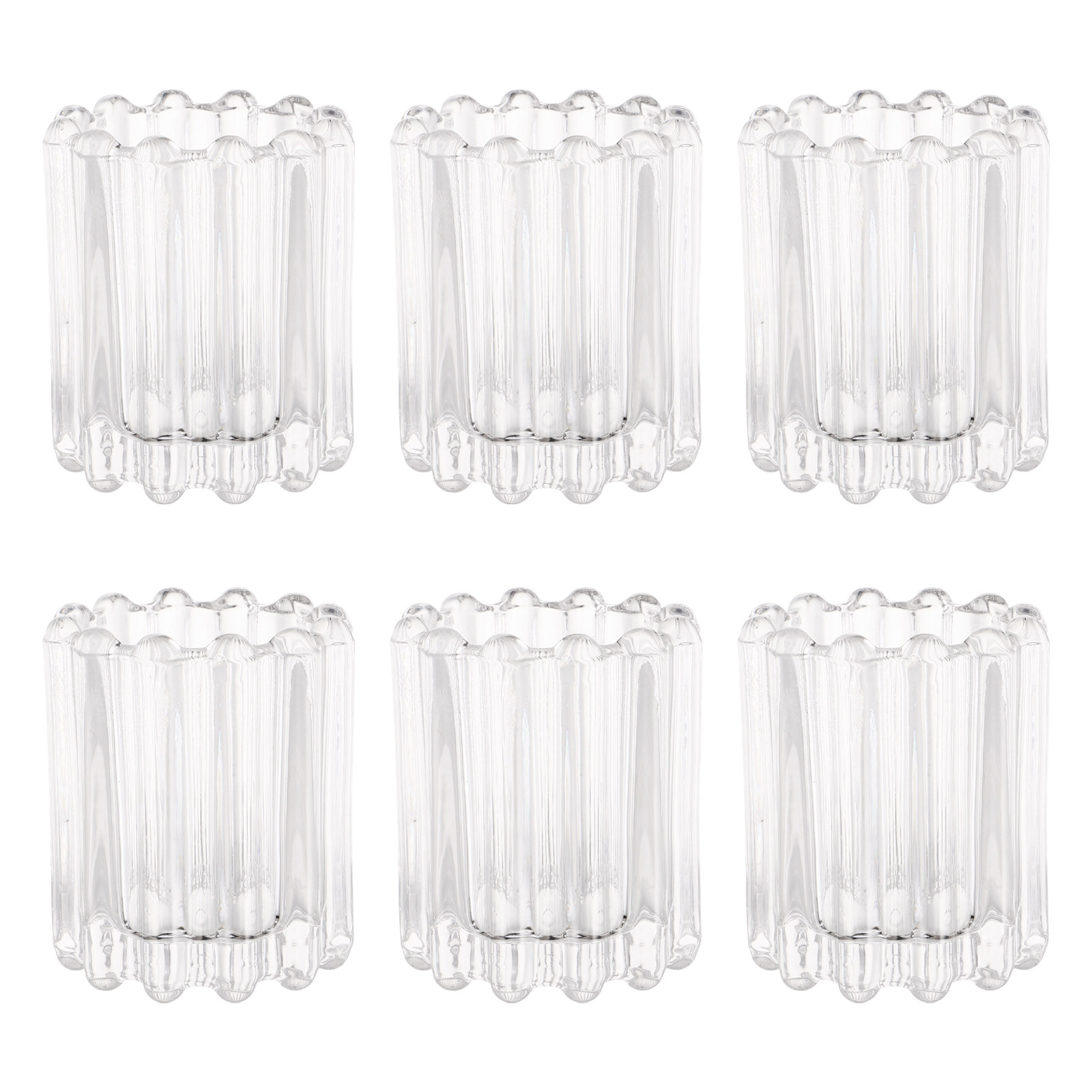 6Pcs Clear Glass Vintage Holde - đánh giá và giá Vintage Lighting Decor