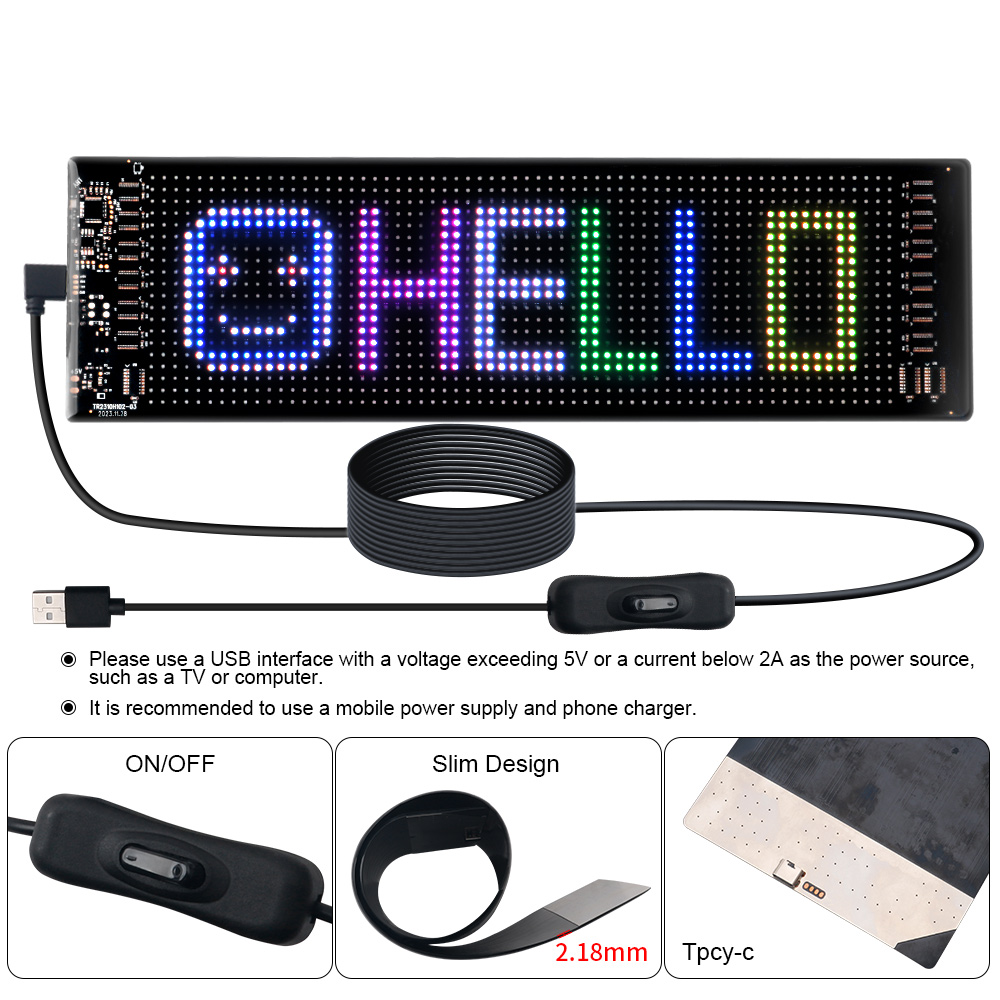 LED Matrix Pixel Panel Scrolli - đánh giá và giá Decor Lighting Uk