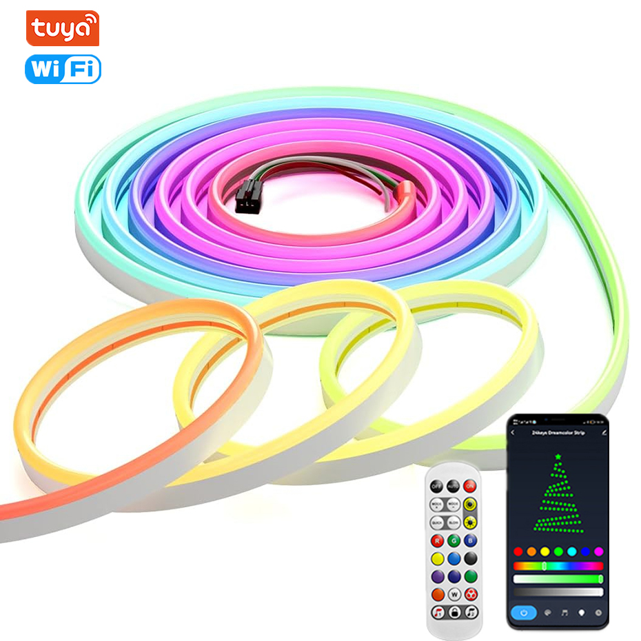 12V RGBIC LED Neon Light Strip - đánh giá và giá Decor Lighting Uk