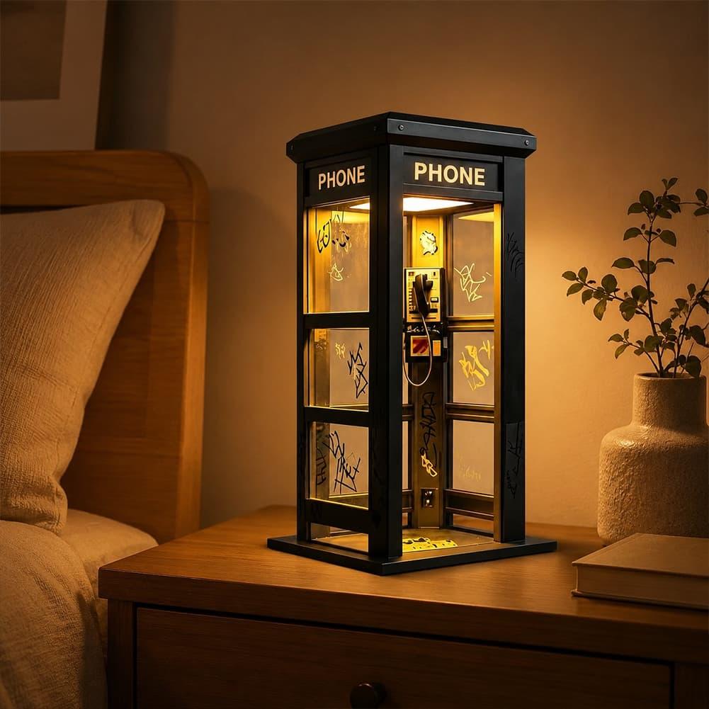 Vintage London Telephone Booth - đánh giá và giá Vintage Lighting Decor