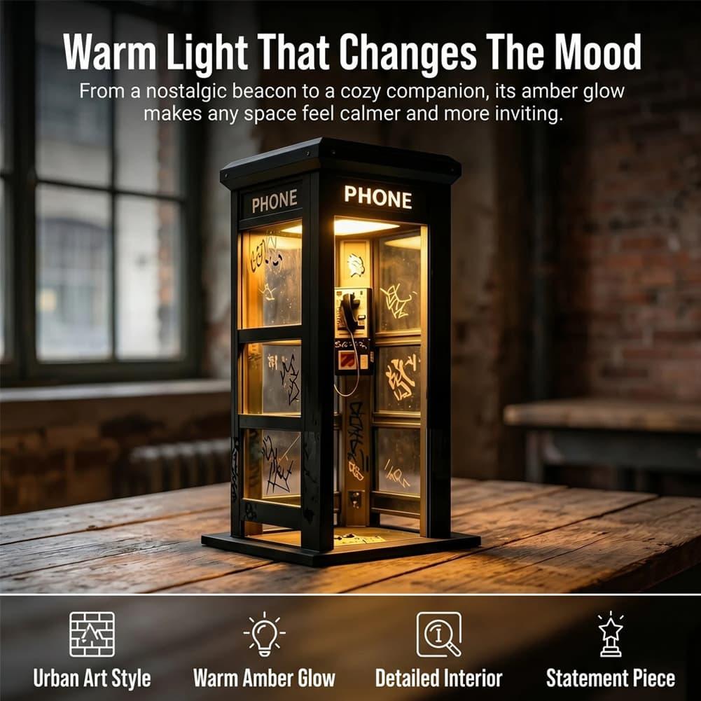 Vintage London Telephone Booth - đánh giá và giá Vintage Lighting Decor