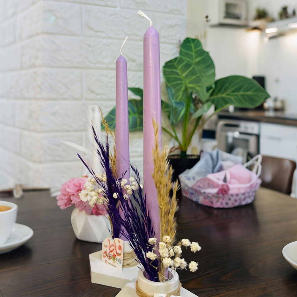 Simple Taper Pillar Acrylic Mo - đánh giá và giá Candle Holder Set
