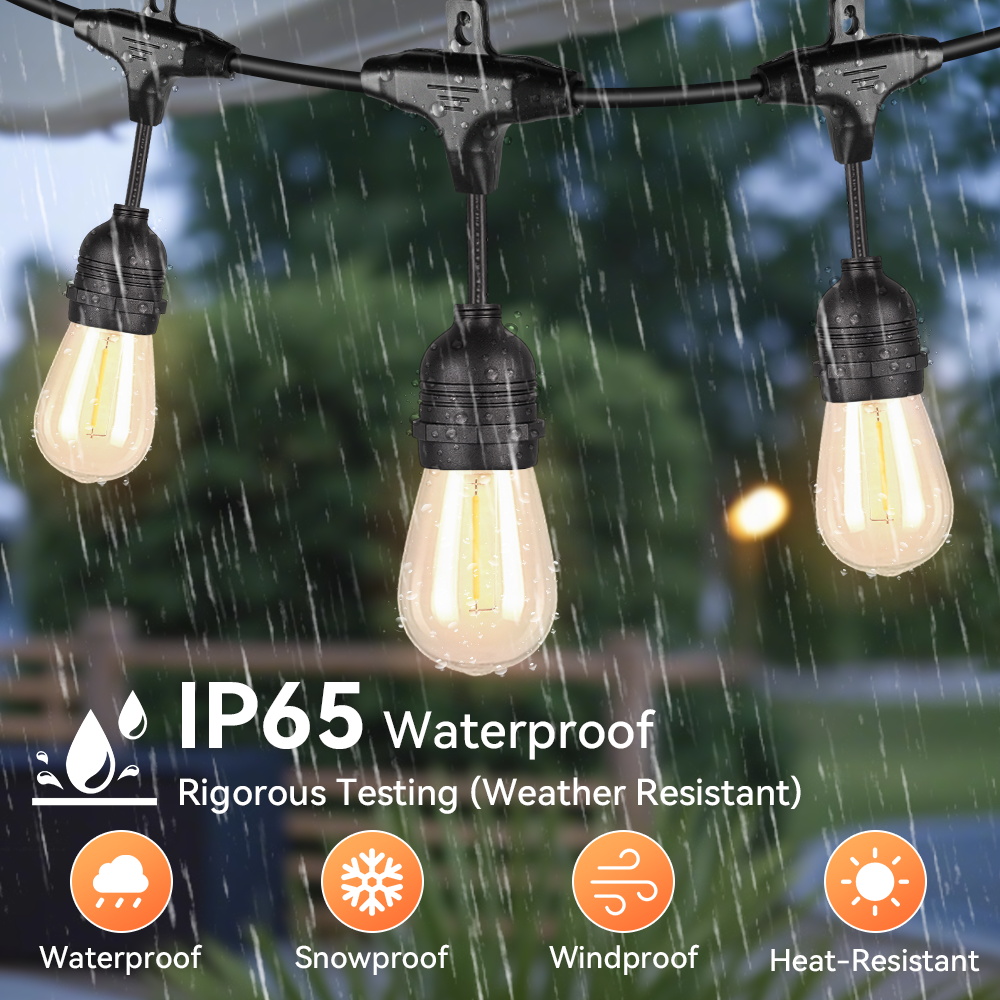 E27 Outdoor String Lights LED  - đánh giá và giá Decor Lighting Uk