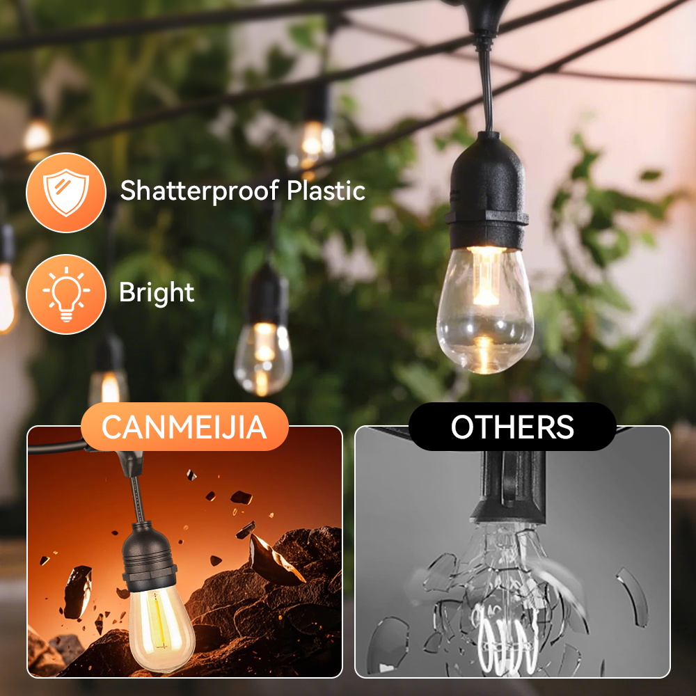 E27 Outdoor String Lights LED  - đánh giá và giá Decor Lighting Uk